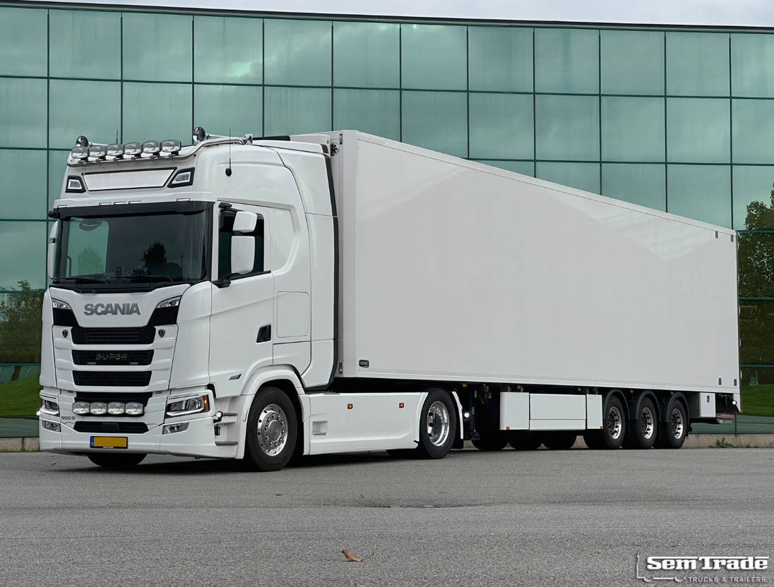 Tractor units photo for sale. Scania S500 Super Full Options Retarder 47.500 KM ZO Goed ALS Nieuw ICM Heiwo Koelopegger